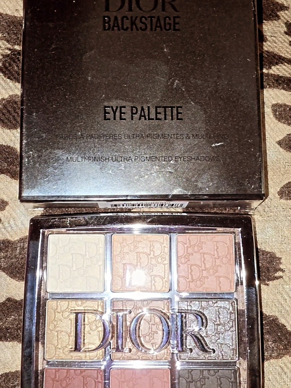 Dior Backstage Eye Palette — Pink, Brown & Champagne Tones